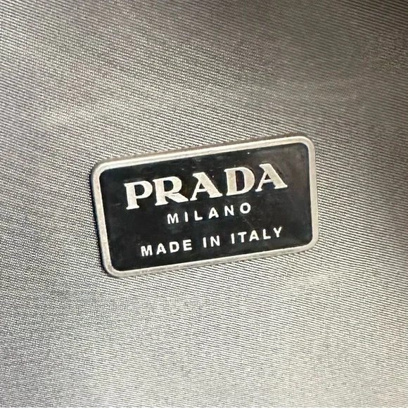 Authentic PRADA Gray Green & Black Nylon Backpack - Picture 14 of 15
